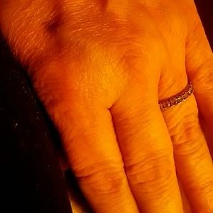 Blue Topaz Band Ring