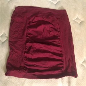 Red pencil skirt lightly worn