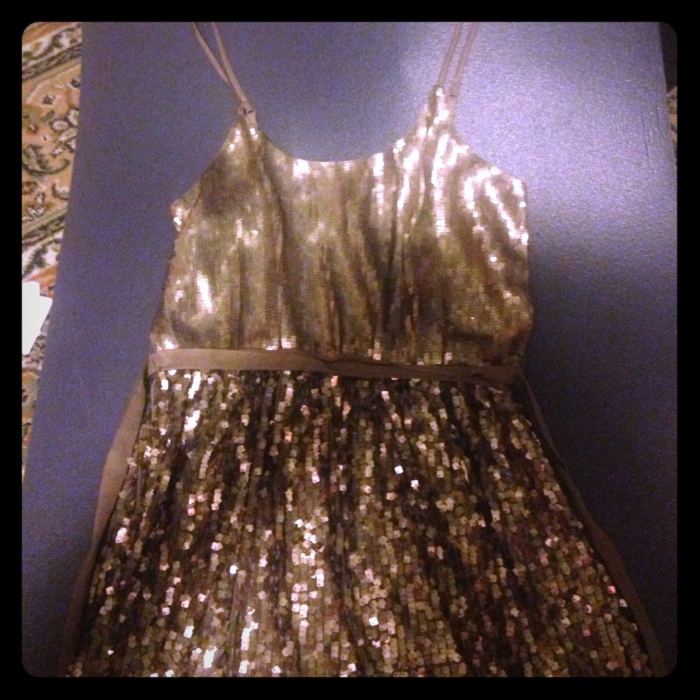 Express sequined dress