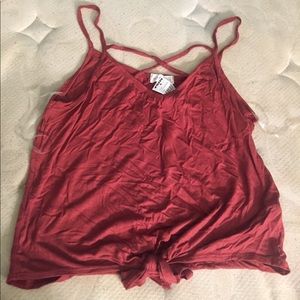 tank top with tide knot