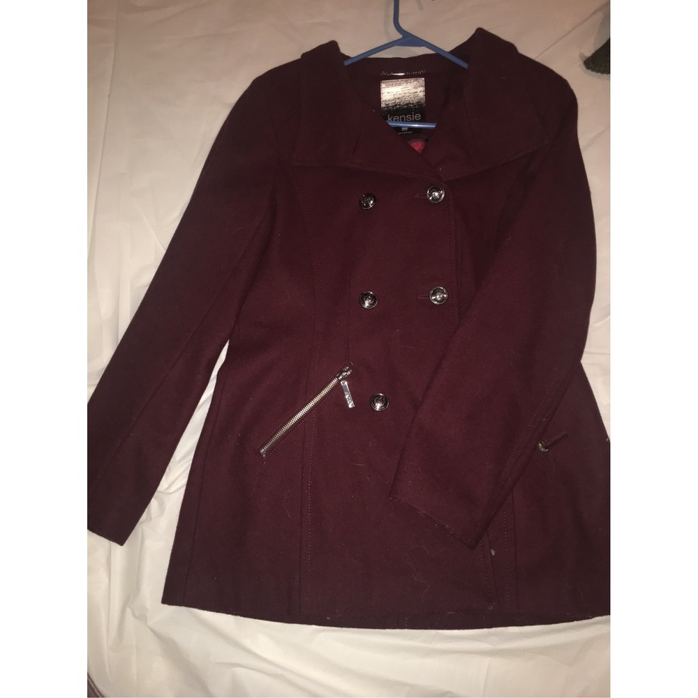 Maroon Kensie Wool coat