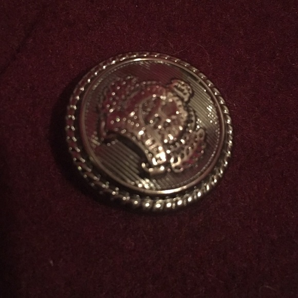 Maroon Kensie Wool coat - Picture 3 of 5