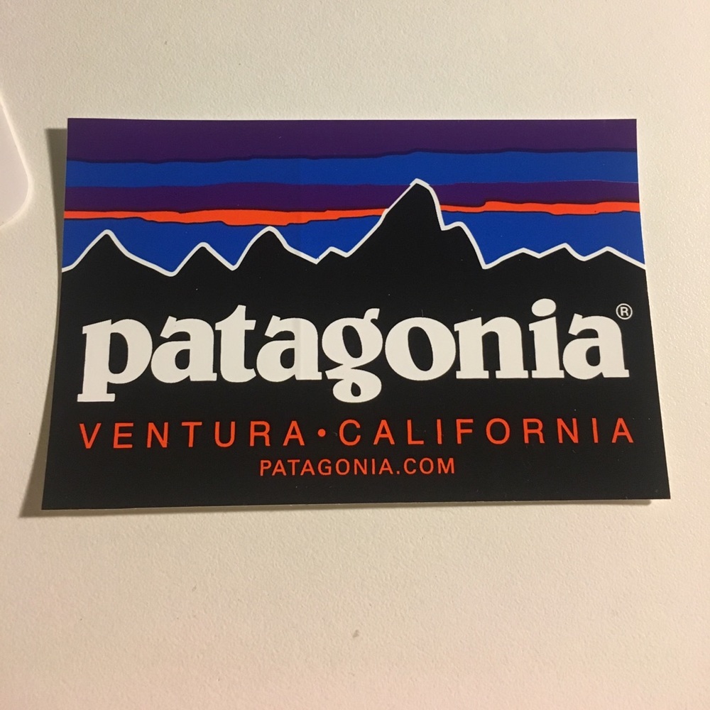 Super cute Patagonia sticker! 3 in Long