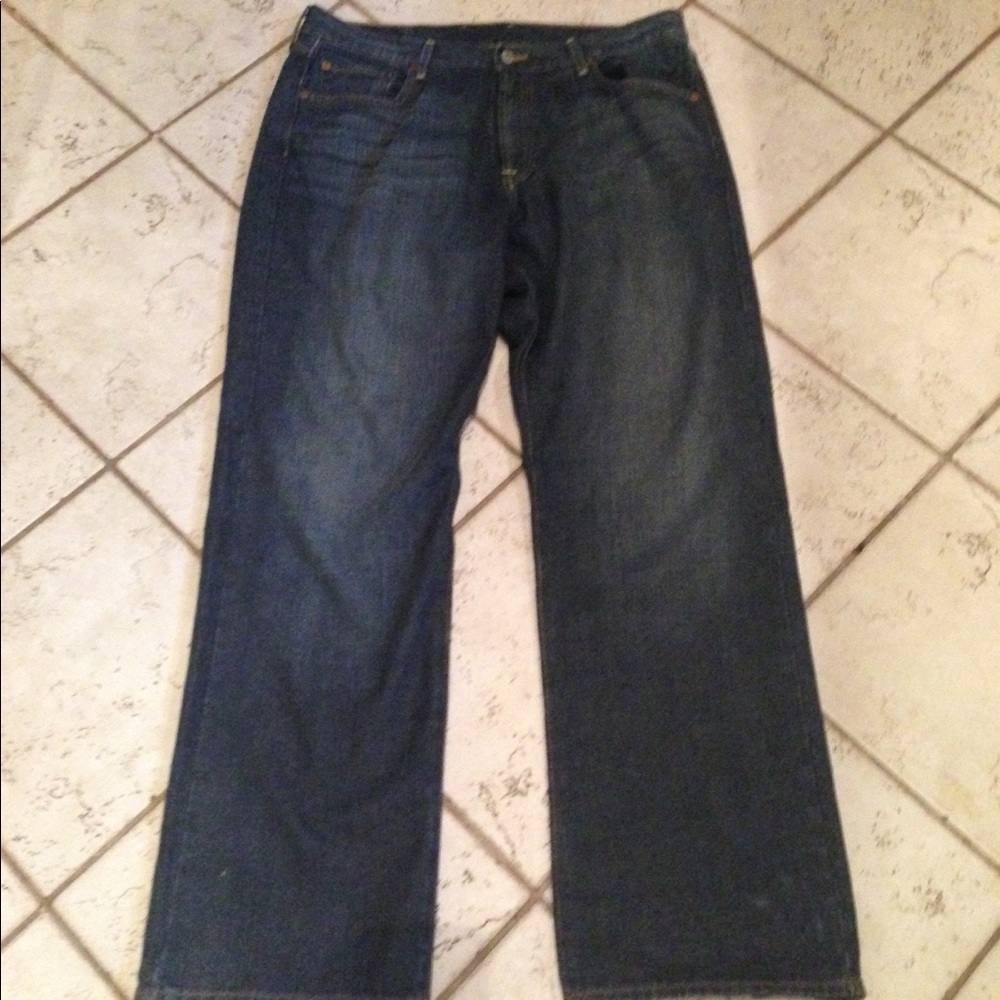 Men's Lucky Brand Dungarees Jeans used 36x32