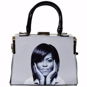 Michelle Obama Fashion Magazine Print Handbag