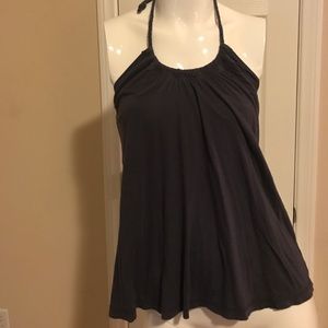 Dark gray halter top