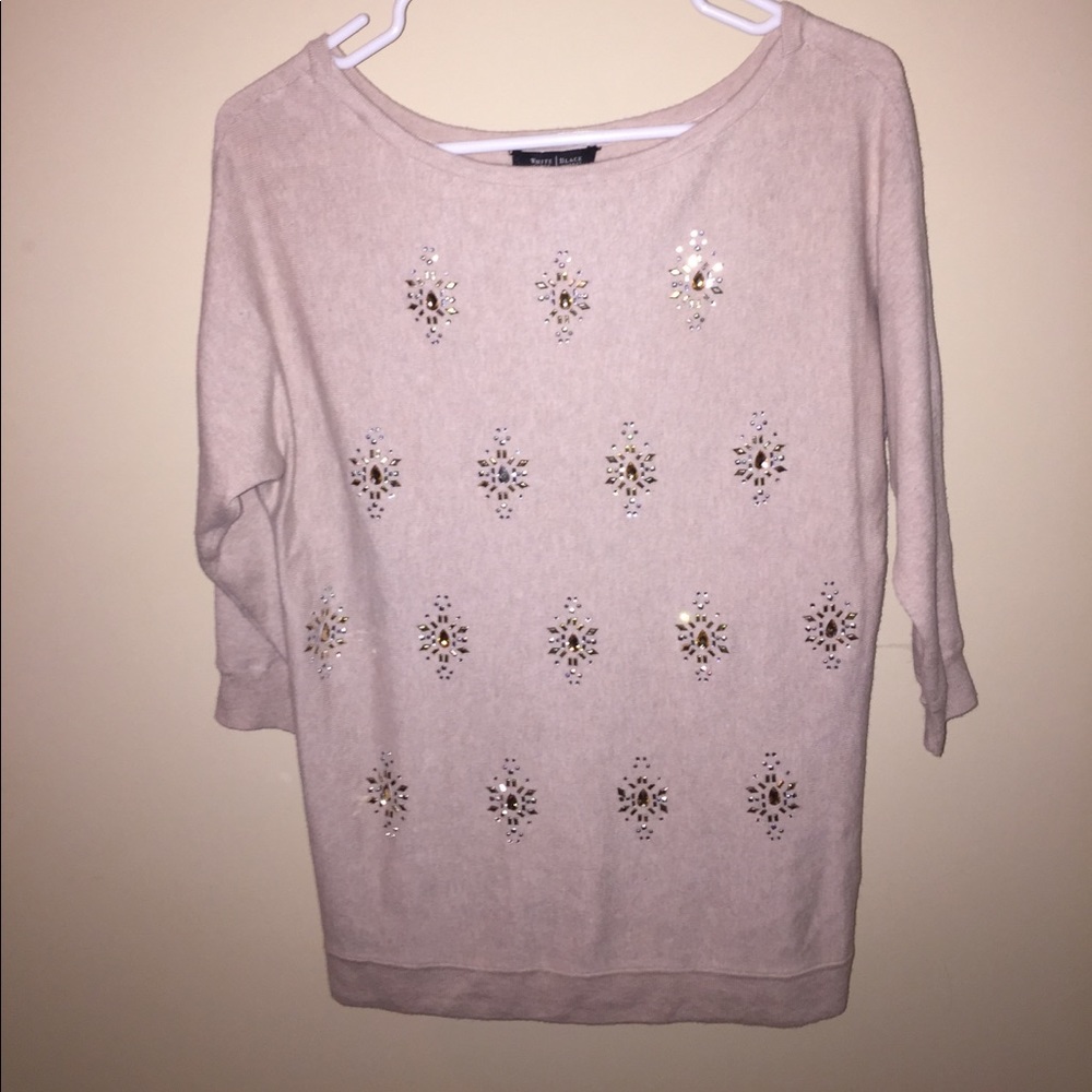 WHBM Embellished Sweater
