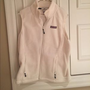White Vineyard Vines Vest- PRICE DROP