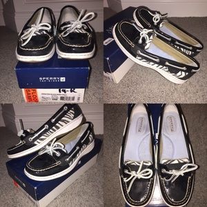 Angelfish black/ zebra Sperry’s
