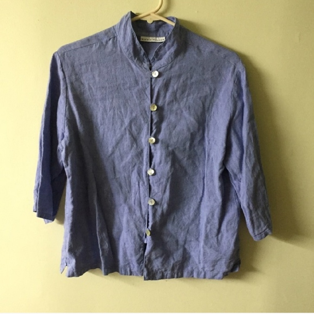 100% Linen Button Up