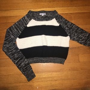 Cropped Knit Sweater