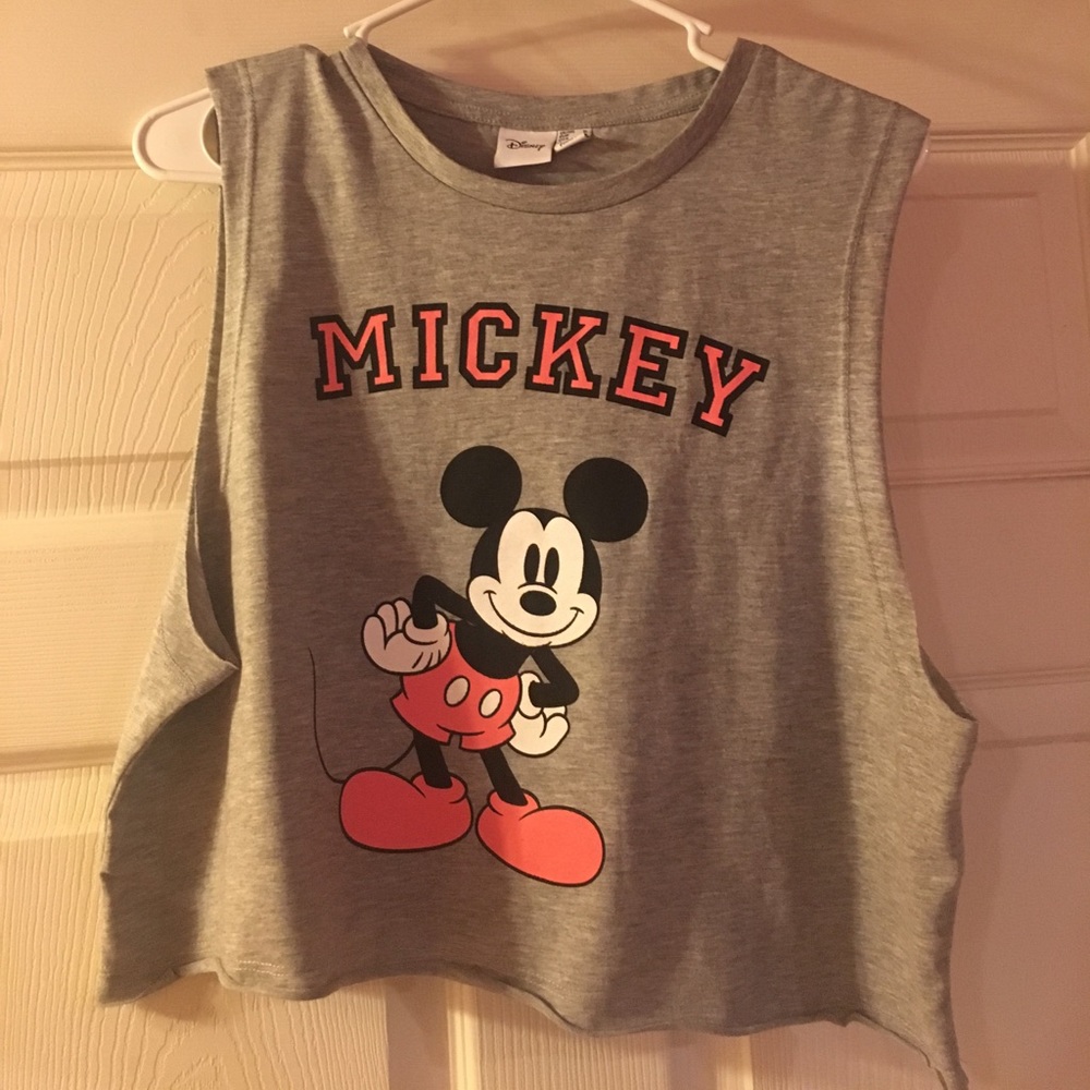 Cropped Mickey Mouse Tank Top