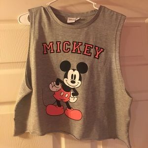Cropped Mickey Mouse Tank Top