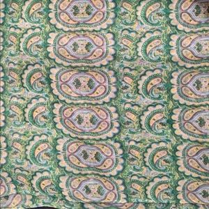 Charming Charlie Green Paisley Scarf