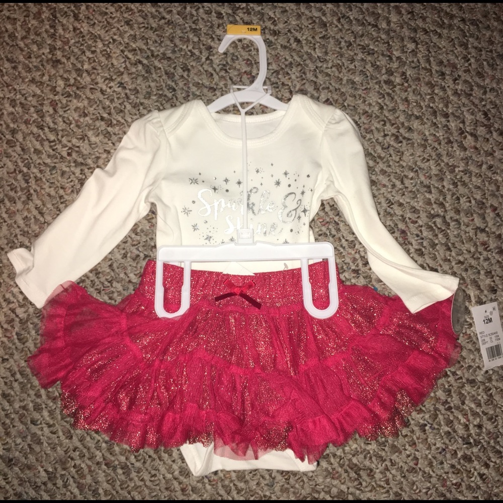 NWT 12 Months Holiday Outfit for Baby Girl