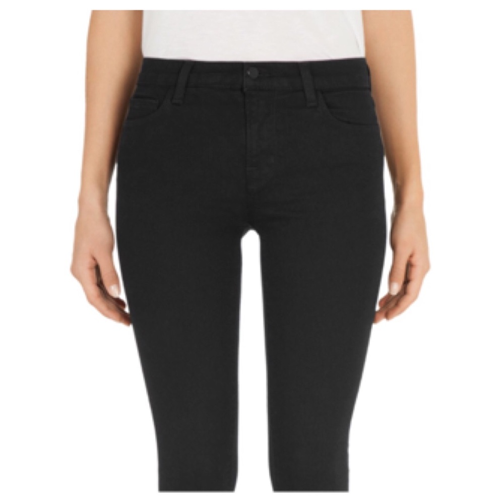 J Brand Maria Vanity Black Skinny Jeans 24