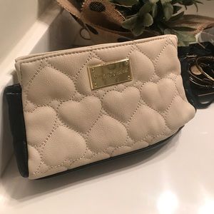 Betsy Johnson clutch/makeup bag
