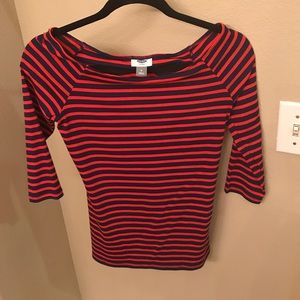 Gorgeous Old Navy nautical boat neck top Gorgeous Old Navy nautical boat neck top