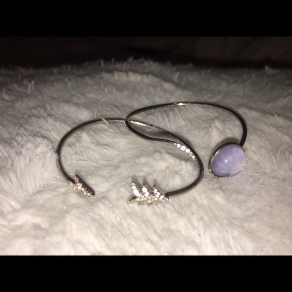 Two diamond bracelets