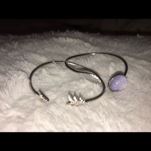 Two diamond bracelets