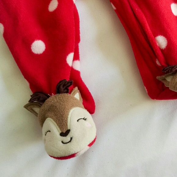 🎄Only 1 left! Baby Reindeer Fleece Pajamas - Picture 4 of 4