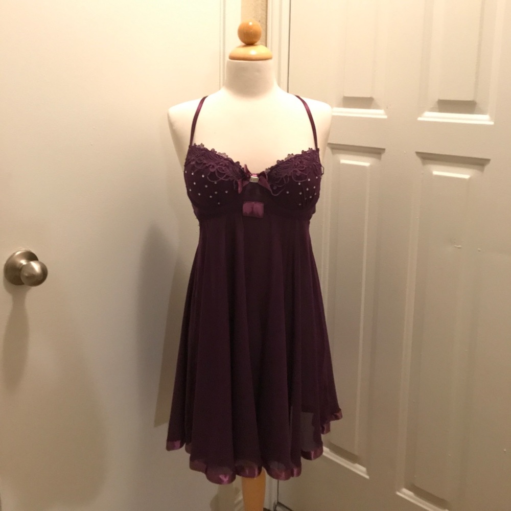 Purple Babydoll Set