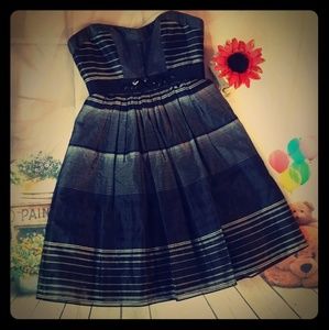BCBGMaxazria black and silver dress size 0 BCBGMaxazria black and silver dress size 0