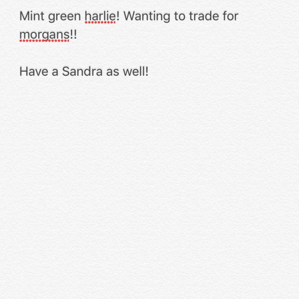 Mint Harlie NWT🍾