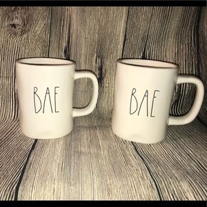 Brand New Set of Rae Dunn “Bae” mugs