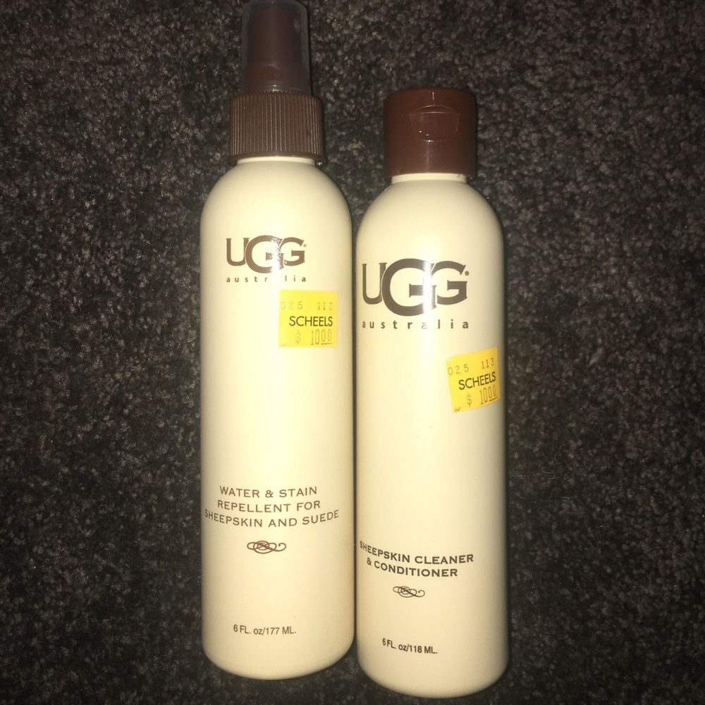 Water & stain repellent & cleaner for sheepskin!