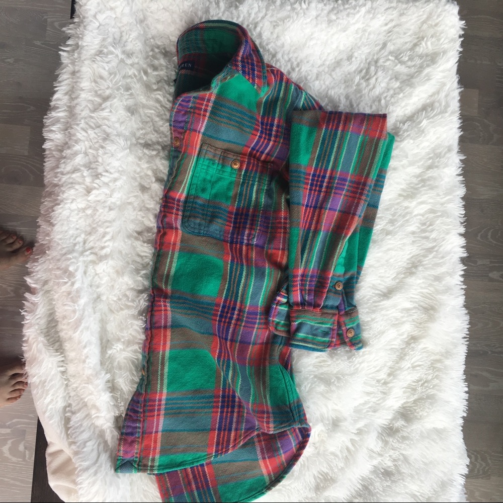 SALE⚡️⚡️⚡️Ralph Lauren flannel perfect for fall