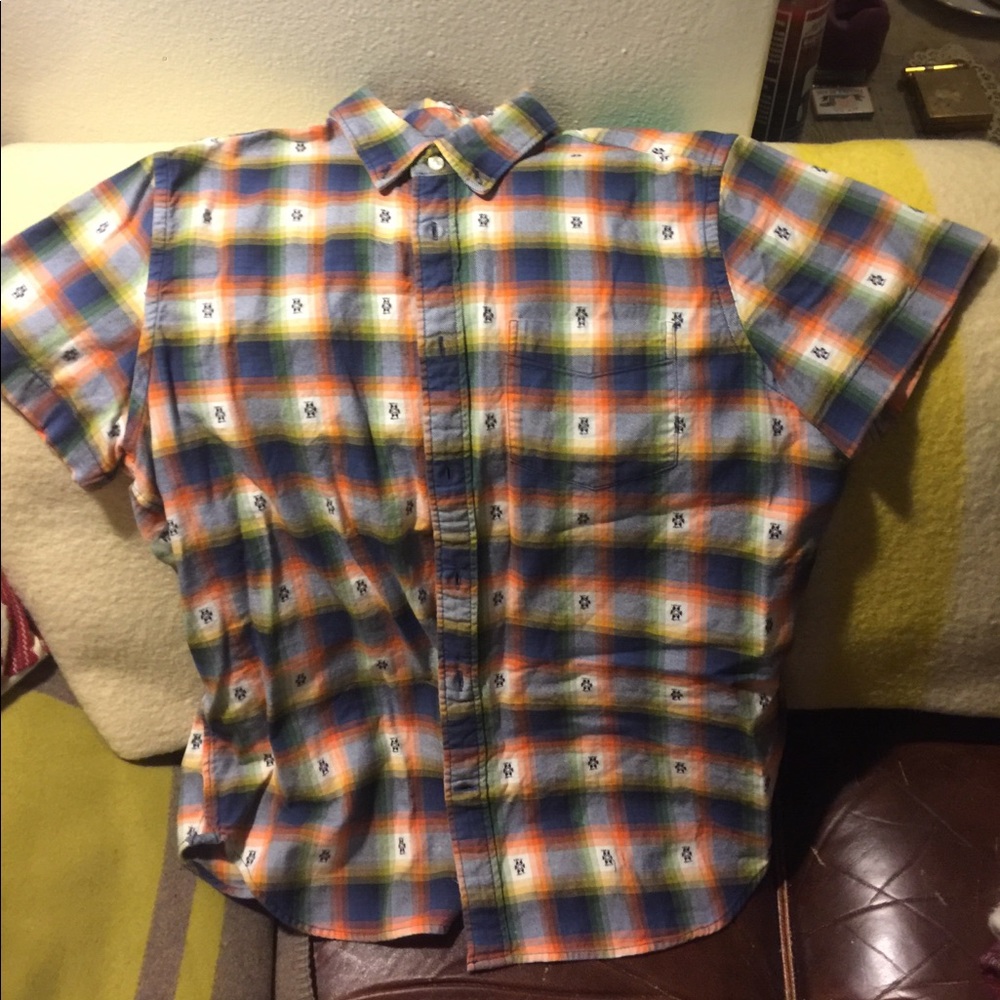 Gap lived-in southwest plaid L