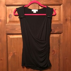 Michael Kors Knit Crossover Top