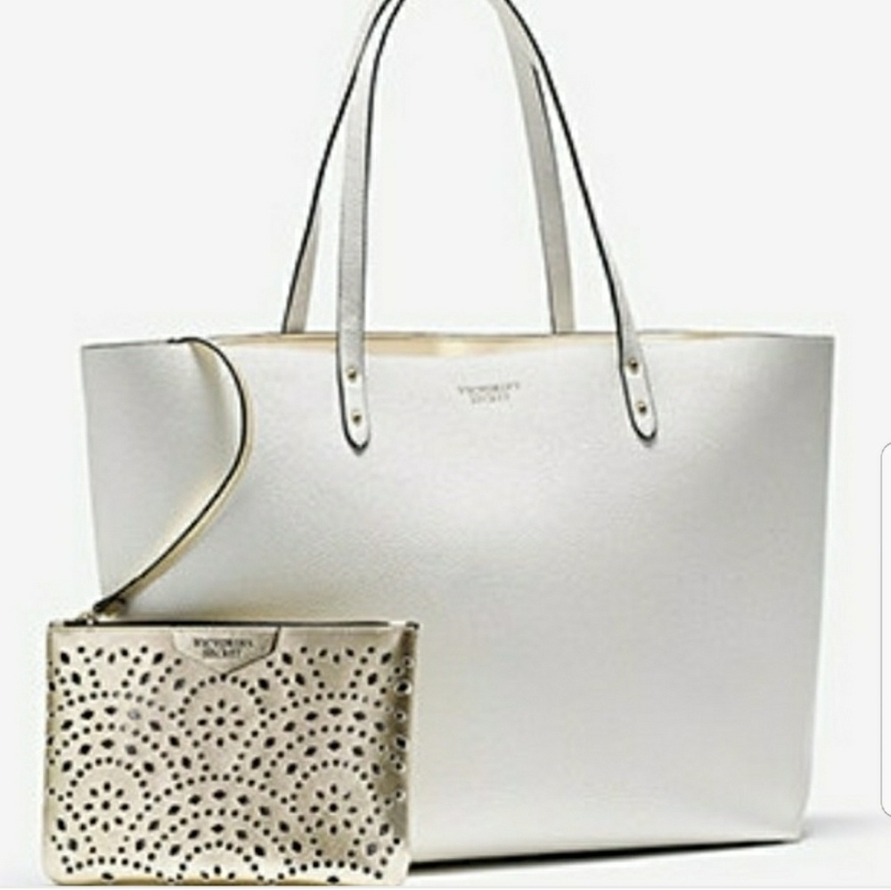 Victoria's Secret white tote