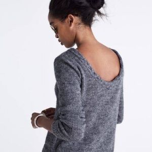 Madewell X Sezane Grey Sweater
