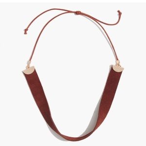 Madewell suede choker