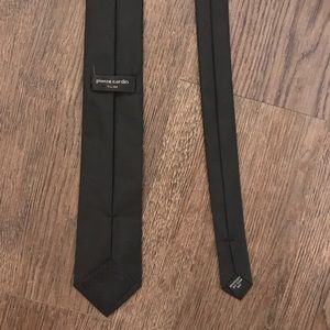 Pierre Cardin Black Skinny/Slim Tie
