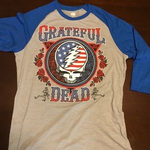 Retro Grateful Dead rock tee