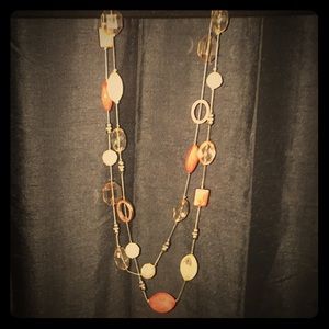 NY&CO Long Beaded Necklace
