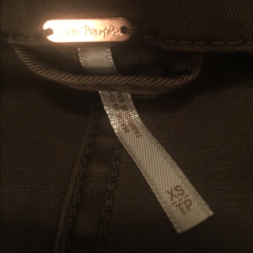 ⭐️Free People Boho Military RuffleHem Jacket⭐️ - Picture 2 of 5