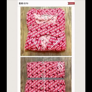 Victoria's Secret flannel pajamas