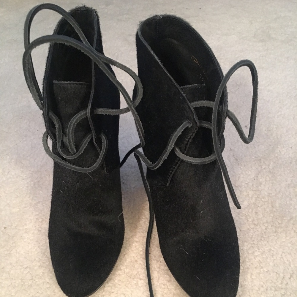 Burberry Calf hair booties