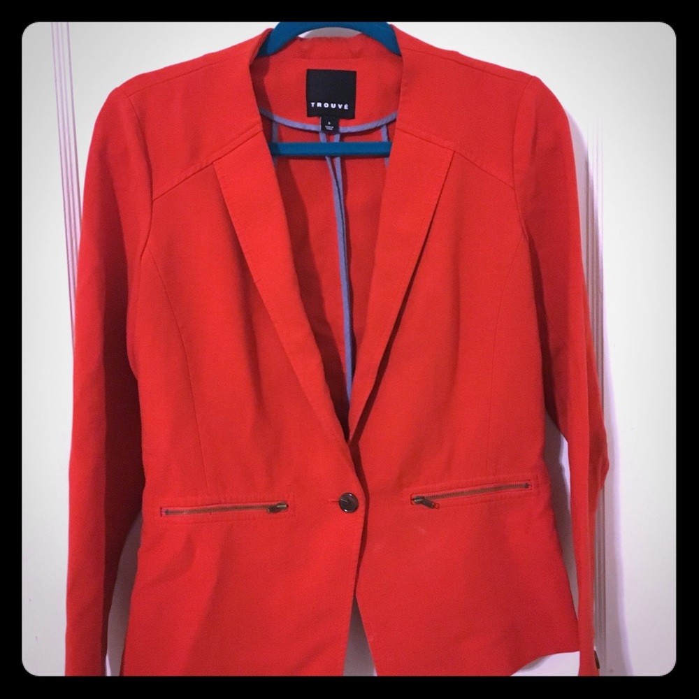 Orange/Red Blazer