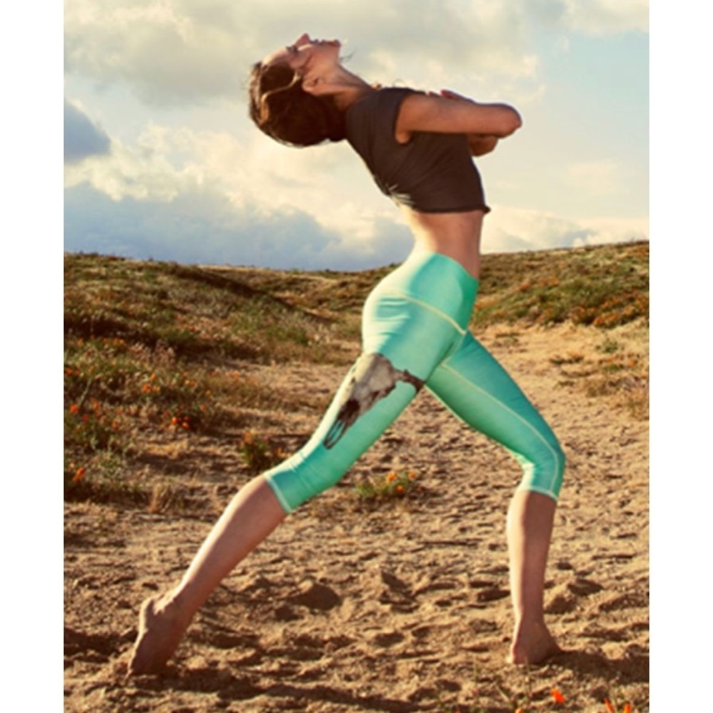 Teeki “Deer Medicine Goddess Capri Teal”