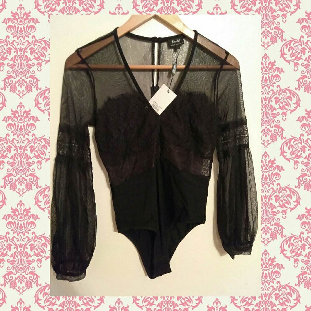 Lace body suit
