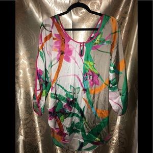 Tropical tunic (or cover up) Tropical tunic (or cover up)