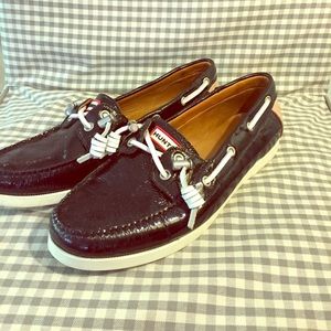 Hunter brand deck boat shoes