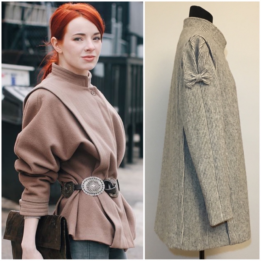 ⚡️Super dope ⚡️ 80's vintage / retro wool coat