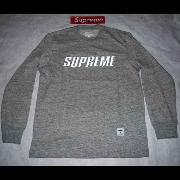 Supreme metallic L/S top - medium - Picture 1 of 3