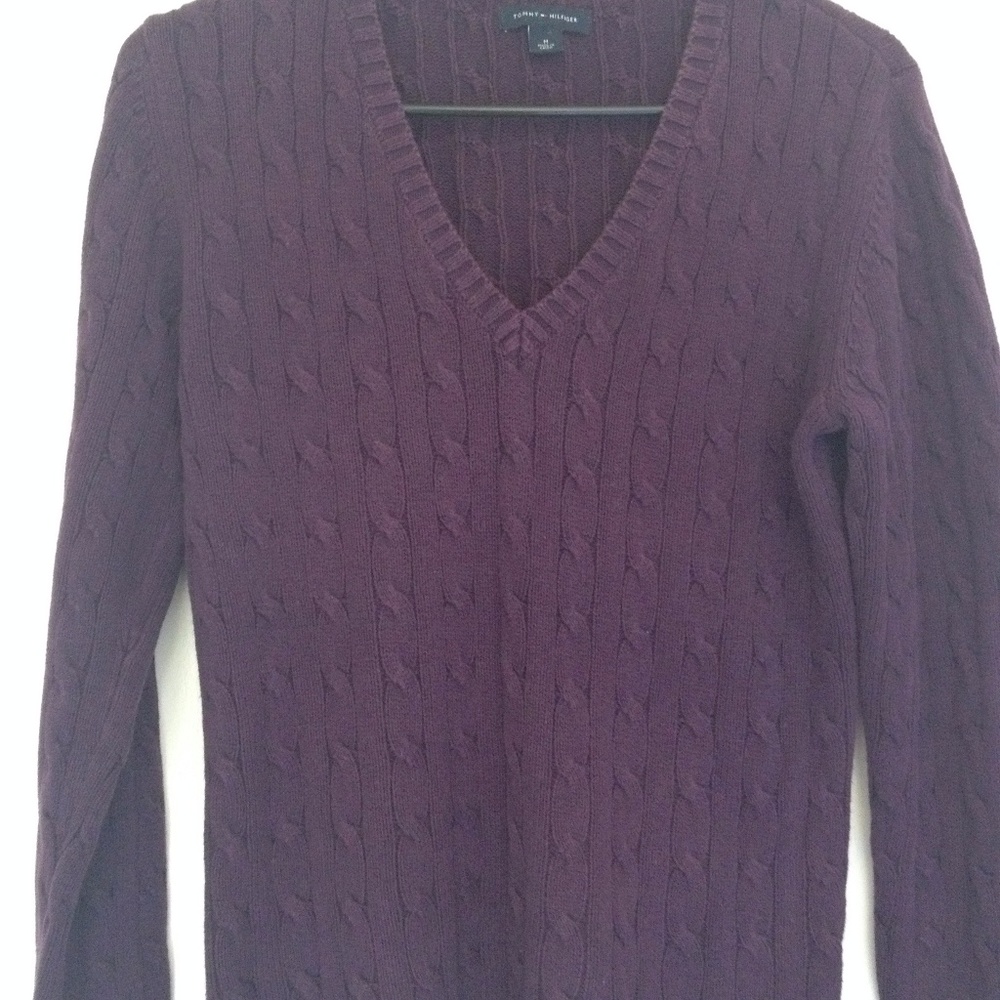 **SOLD**  Tommy Hilfiger Purple Sweater